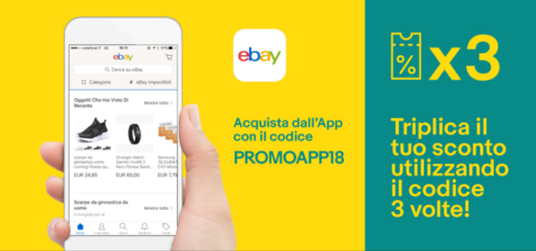 Sconto Ebay Su Tutte Le Categorie Con Un Codice Promo