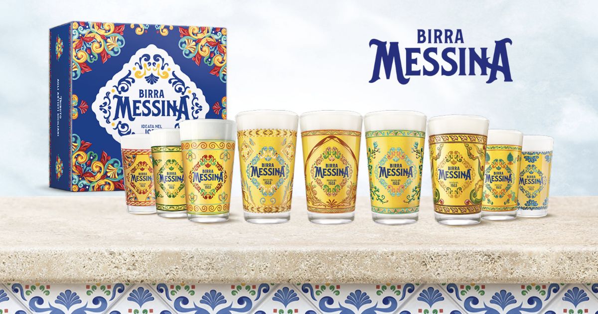 Birra Messina Bicchieri Limited Edition Come Premio Certo Vinci