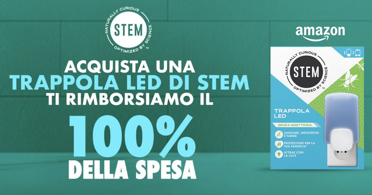 Cashback Stem Acquista Una Trappola LED Per Insetti E Ottieni Il