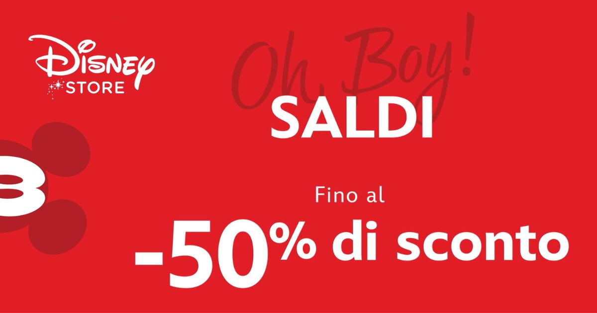 Saldi Estivi Disney Shop Sconti Fino Al 50 Su Linee Selezionate