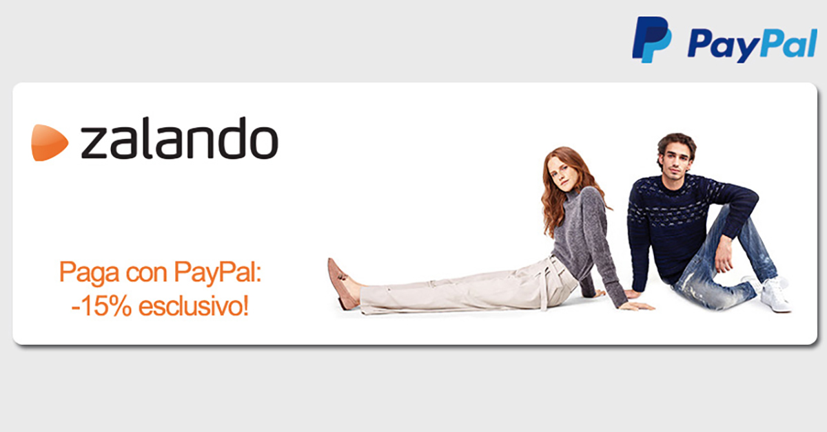 Sconto Zalando con PayPal: 15% di sconto su collezione primavera-estate!