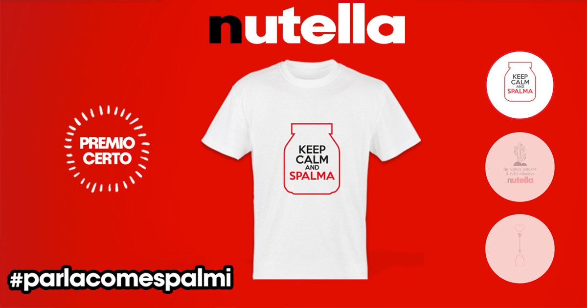 Nutella Keep calm and spalma Nutella