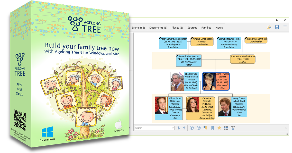 Agelong Tree, software per creare un albero genealogico offline è GRATIS  per pochi giorni