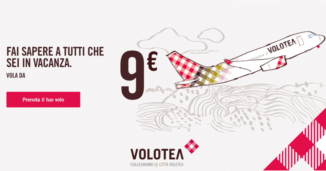 Tornano i voli a 9€ di Volotea per tantissime destinazioni!