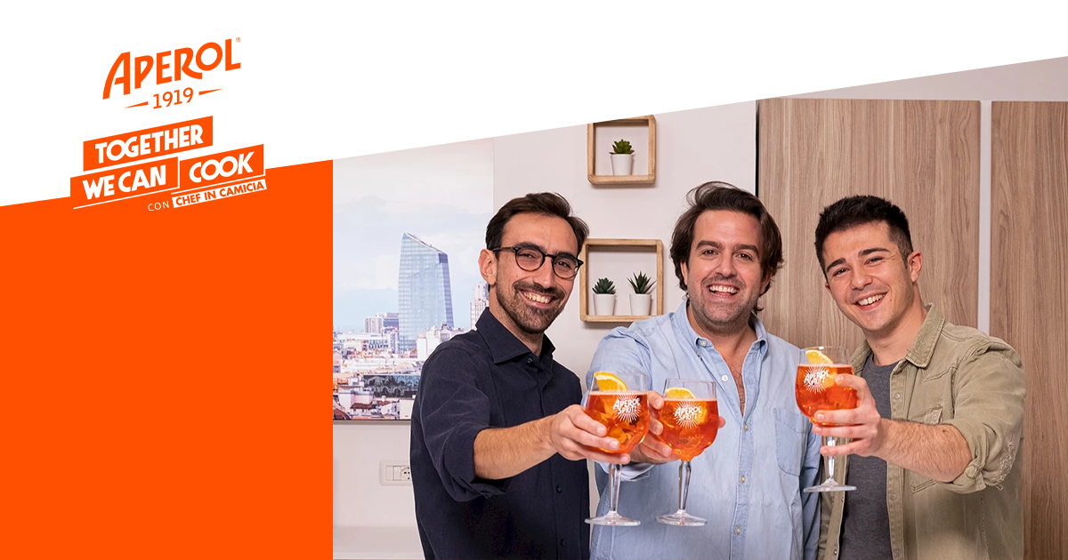 Concorso Aperol Together We Can Cook: vinci bottiglie Magnum da 3 litri,  corsi di cucina e esperienze Aperol Spritz! - DimmiCosaCerchi