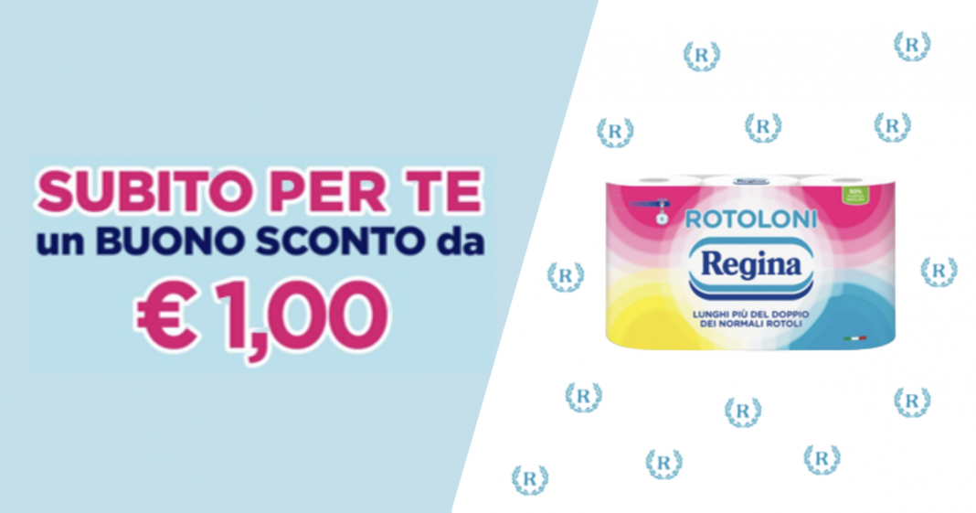 Stampa GRATIS il buono sconto Rotoloni Regina e risparmia 1€!